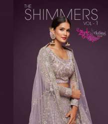 Zeel Clothing The Shimmers Vol 1 7901-7909 Wedding Wear Semi Stitch Lehenga choli