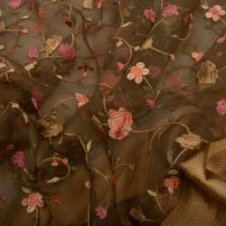 Floral Embroidered Saree 