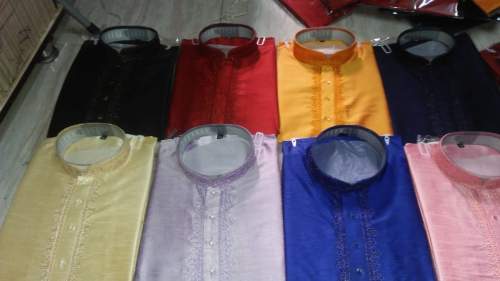 Plain Mens Kurta  by AP FAB INDIA