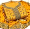 Dress material in chanderi fabric thumb 3