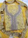 Dress material in chanderi fabric thumb 4