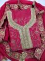 Dress material in chanderi fabric thumb 8