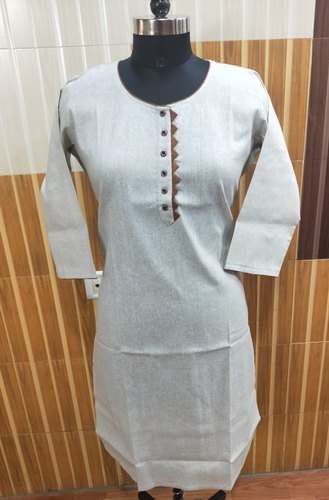 Fancy Khadi Cotton Kurti by Havva Fashion