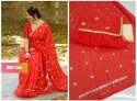 Georgette work saree thumb 1