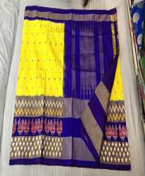 Designer Ikkat Silk Saree