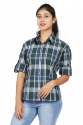 cotton printed ladies shirt