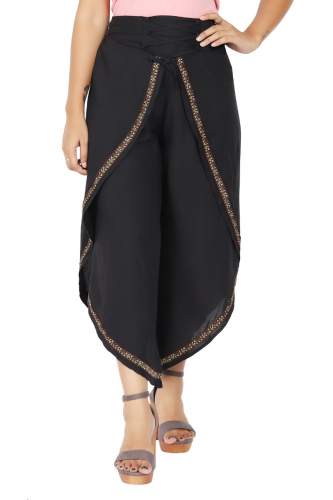 tulip over lap palazzo pant by Craft Darbar