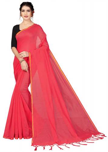 plain chaderi saree by S D Lifestyle