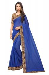 village chaderi saree