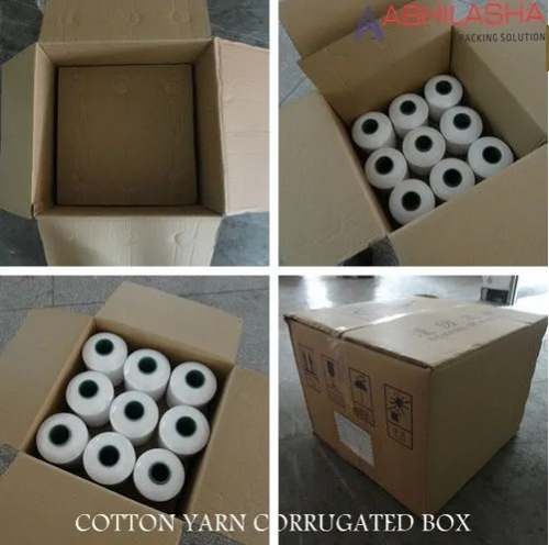 Yarn packaging Corrugated Box by Abhilasha Packing Solution