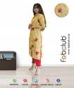 Fabclub Straight Printed Ladies Cotton Kurtis thumb 2