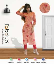 Fabclub Women's Cotton Fancy Kurtis