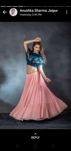 Stylish Indo western Top with Skirt