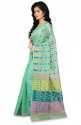 Get Woodentant Dhakai Jamdani Sari At Online Price thumb 1