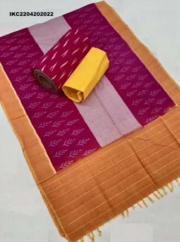 Pochampally Ikkat Dupatta by Chandana Ikkat Weavs