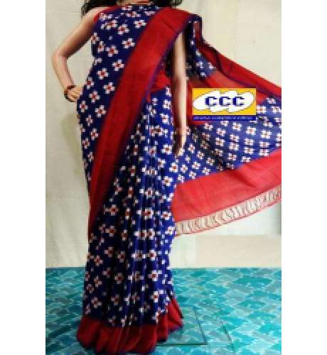 Pure Ikkat Saree by Chandana Ikkat Weavs