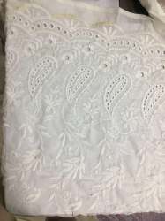 designer chikan work fabric
