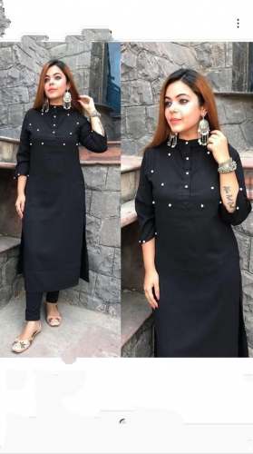 Black Long Kurti