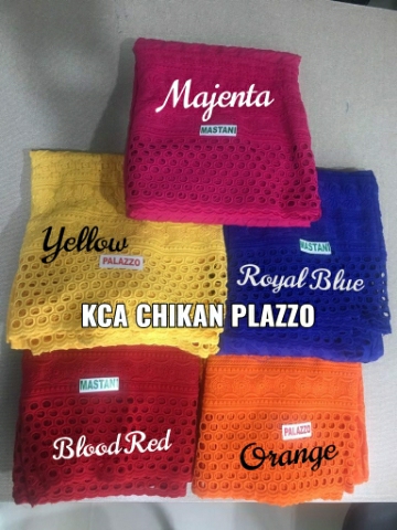 Chikankari palzoo