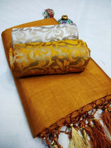 Designer cotton Saree with duel Blouse pcs