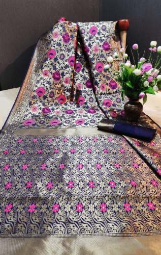 Designer cotton Silk Saree with jacquard design