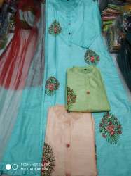 Designer Duppata with Kurti set 