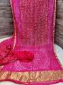 Designer Festive Tapeta silk Bandhani saree thumb 10