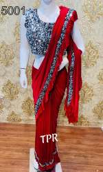 Designer Ruffle Saree