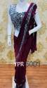 Designer Ruffle Saree thumb 1
