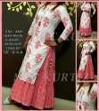 elegant-rayon-kurti-with-skirt