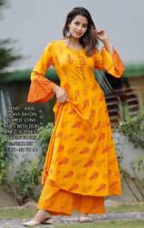 Fancy Long Palzzo Kurti