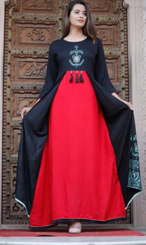 Fancy Rayon Long Kurti