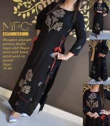 Long Black kurti