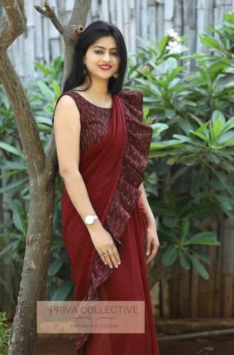 Party wear Zarna zalar saree