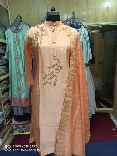 Silk Kurti with Hand work