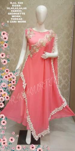 Soft Pink Indo western dress