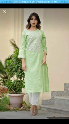 South Cotton Embroidered Kurti