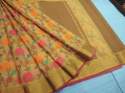 Designer Kora silk saree thumb 1