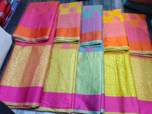 Hand loom Banarasi Silk saree  by Haji Abdul Hamid co 