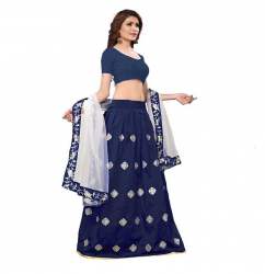 Blue lehenga choli -2