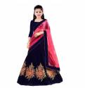 Dark blue lehenga choli