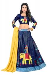 digital printed lehenga choli