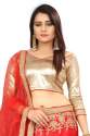 Nidhi red lehenga choli thumb 2