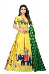 Yellow Lehenga choli - a