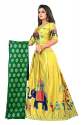 Yellow Lehenga choli - a thumb 3