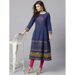 Girls Printed A-Line Kurti