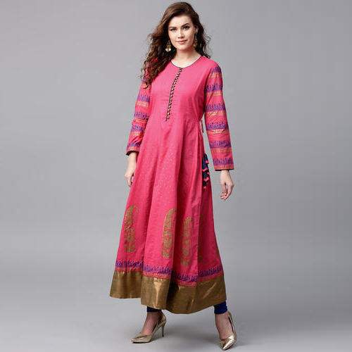Printed Anarkali Kurti