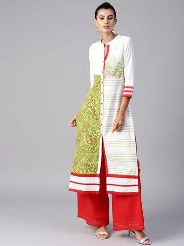 Printed Kurti With Palazzo