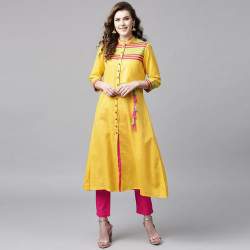 Striped A-Line Kurti