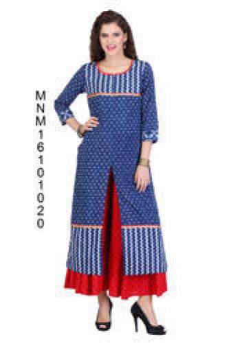 Fancy Front Slit Kurti by keshvi fashion